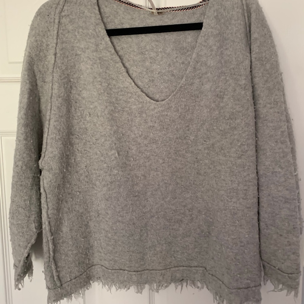 Free People Grey Sweater
